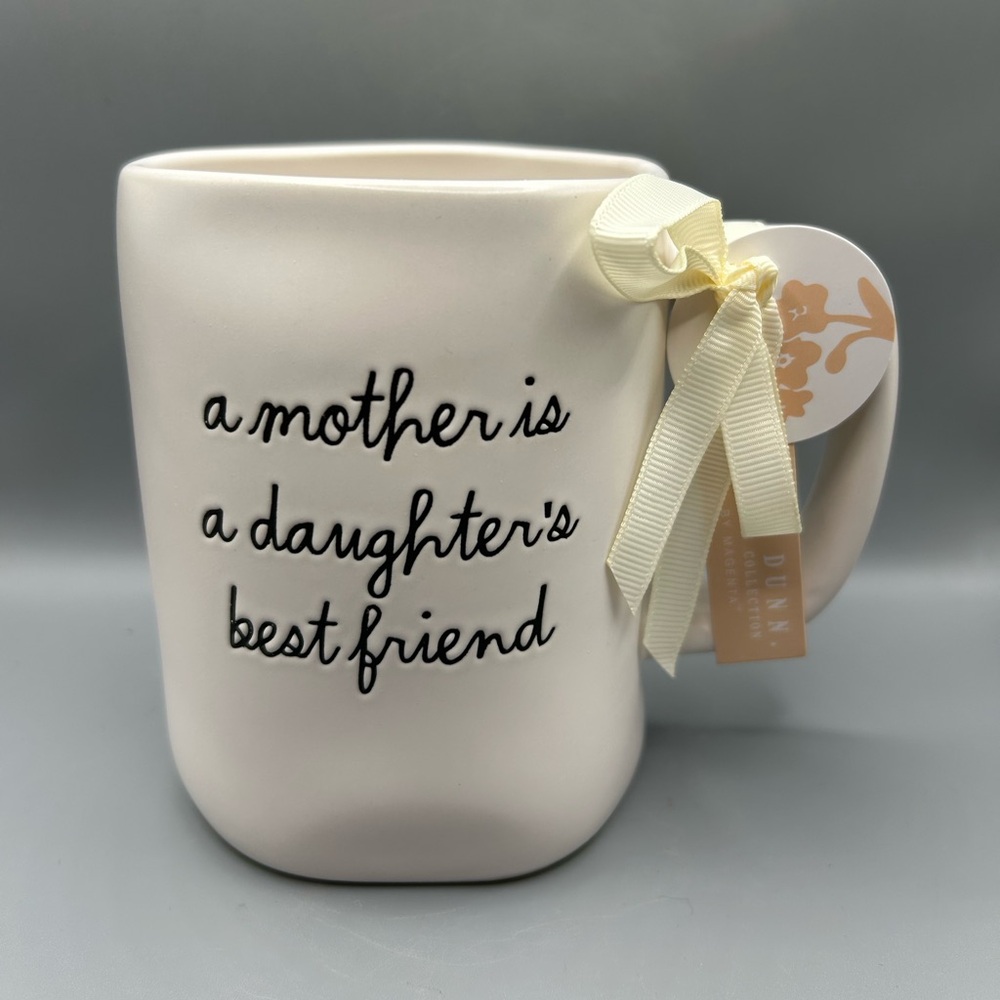 Rae Dunn A MOTHER IS A DUGHTER’S BEST FRIEND Mug Mother’s Day 2025 NEW